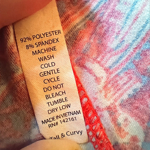 Lularoe Leggings Biker Motorcycle TC Tall & Curvy Red - Picture 7 of 7